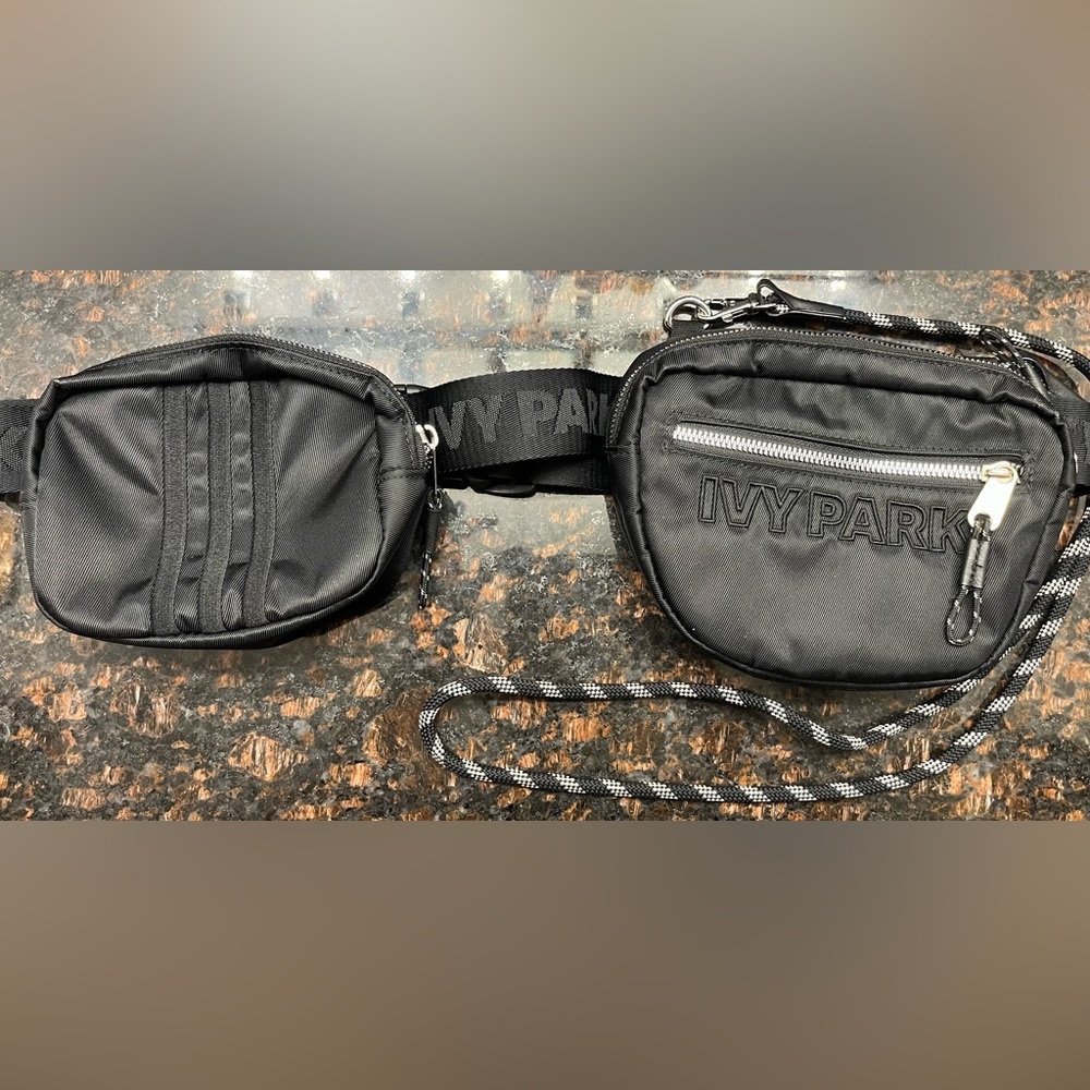 Adidas x Ivy Park Fanny pack/ Belt Bag BLACK COLOR